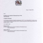 Invito stampato in occasione dell'iniziativa